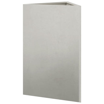 Jardinera Triangular De Acero Inoxidable 50x43x75 Cm_5
