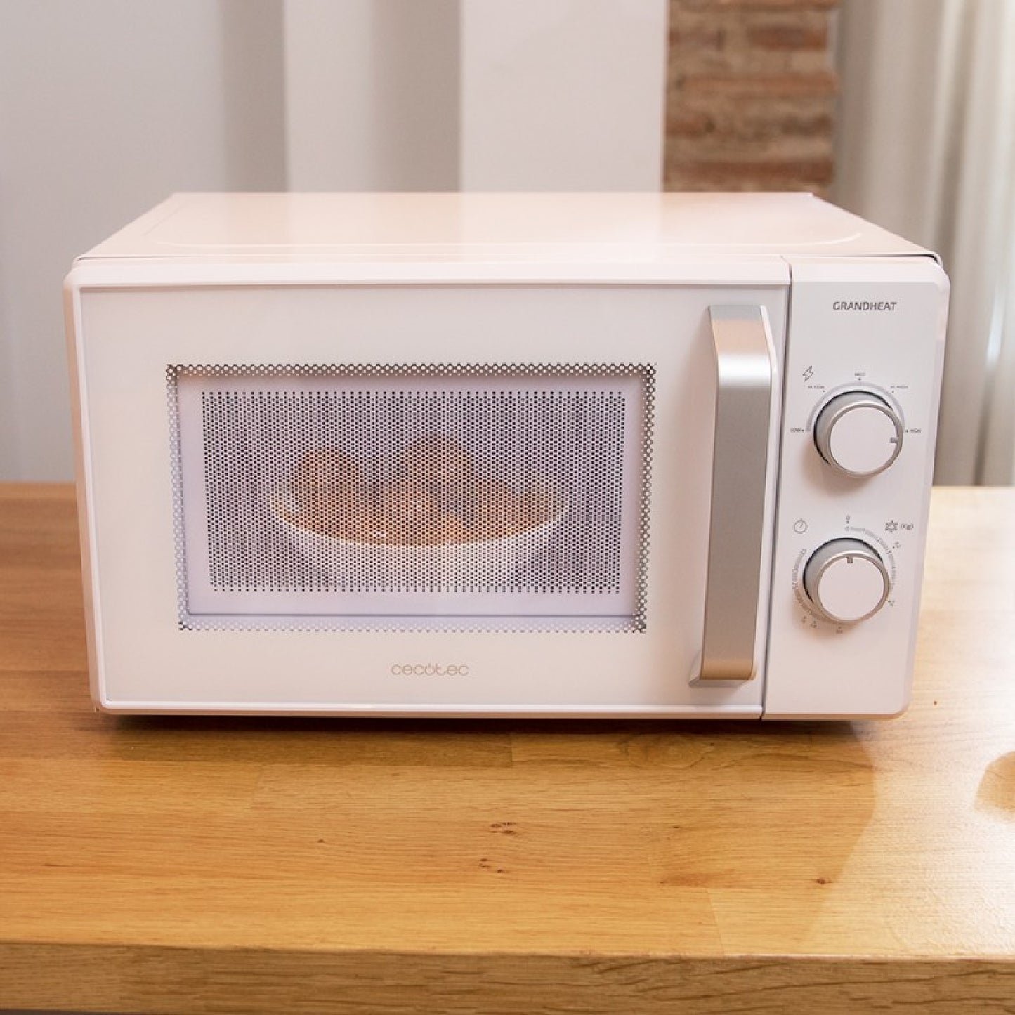 Microondas De 20 Litros Grandheat 3020. 700 W, 6 Niveles De Potencia, Revestimiento Anti-dirt Itech Y Tecnología 3dwave, Modo Descongelación, Tempor_3