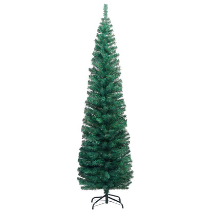 Vidaxl Árbol De Navidad Preiluminado Con Luces Y Bolas Verde 180 Cm_1