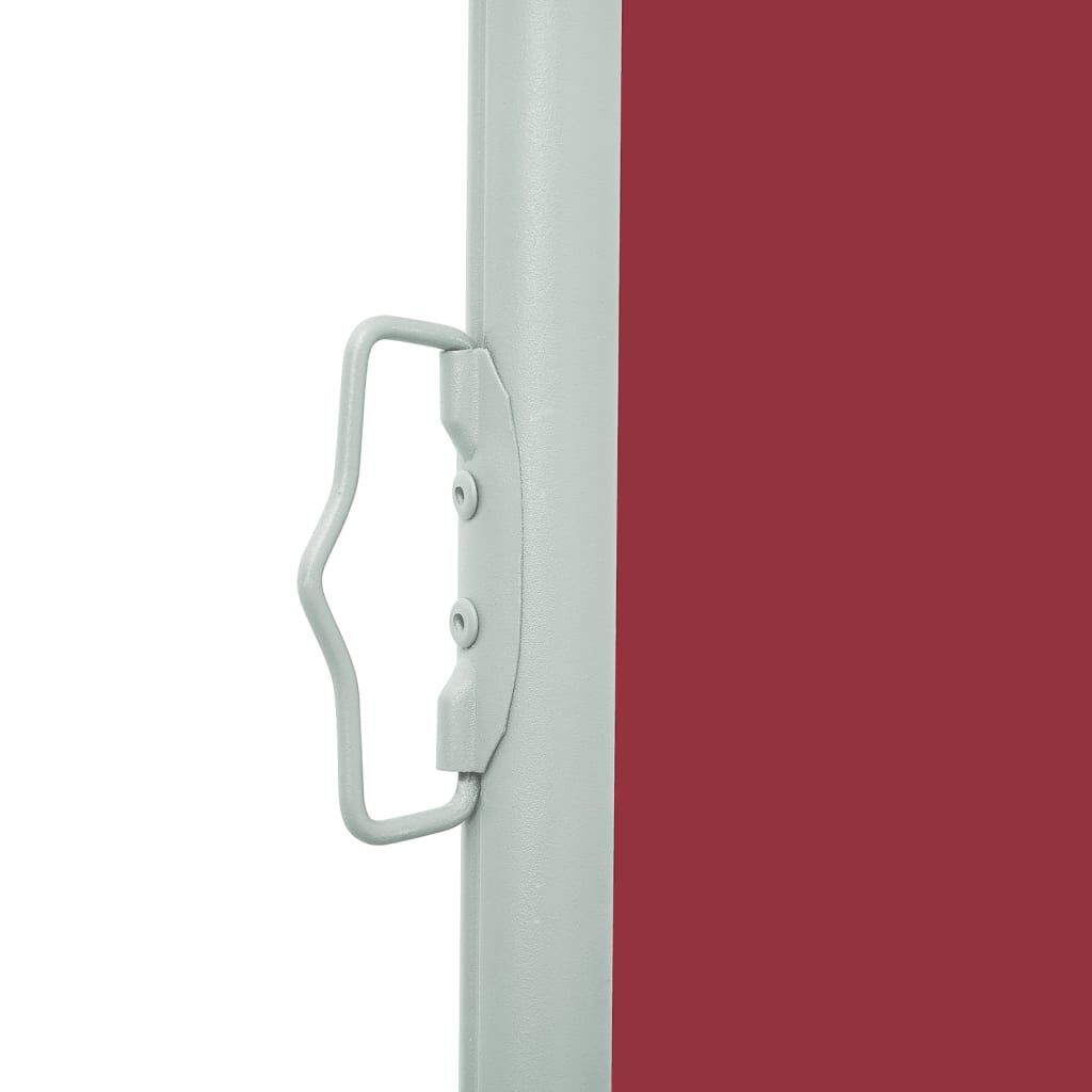 Vidaxl Toldo Lateral Retráctil De Jardín Rojo 100x300 Cm_3