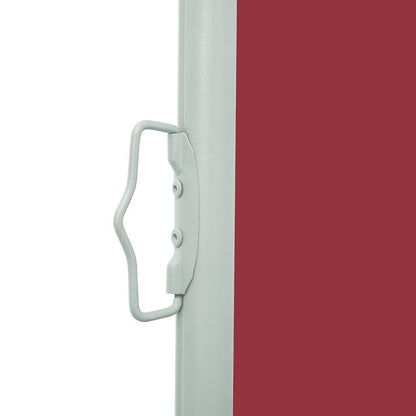 Vidaxl Toldo Lateral Retráctil De Jardín Rojo 100x300 Cm_3