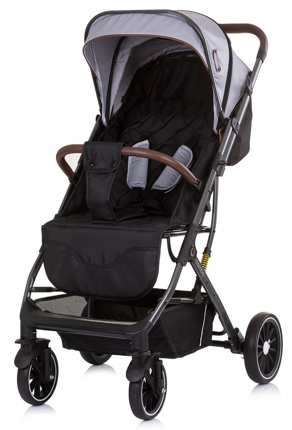 Silla De Paseo Compacta Hasta 22 Kilos Combo Silver Grey_0