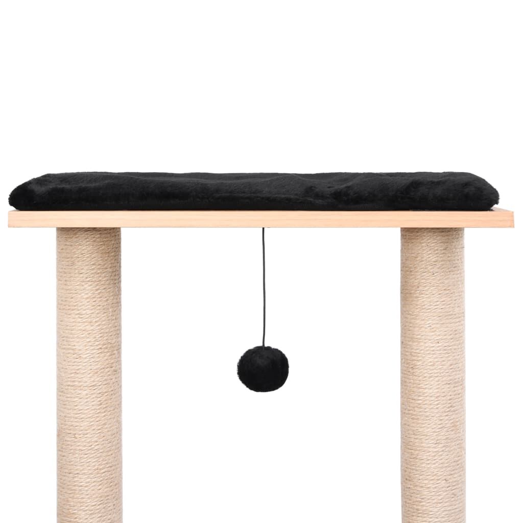 Vidaxl Rascador Para Gatos Con Alfombra Rascadora De Sisal 129 Cm_3