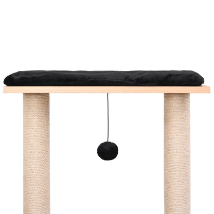 Vidaxl Rascador Para Gatos Con Alfombra Rascadora De Sisal 129 Cm_3
