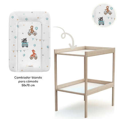 Cambiador Blando Para Comoda 70x50 Cars