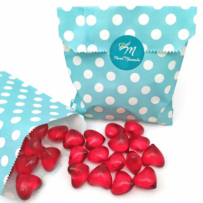 Pack 40 Perlas De Baño Aromatizada En Forma De Corazón - Con Aceite De Soja - Hidratante Y Aromática - Aroma Fresas_4