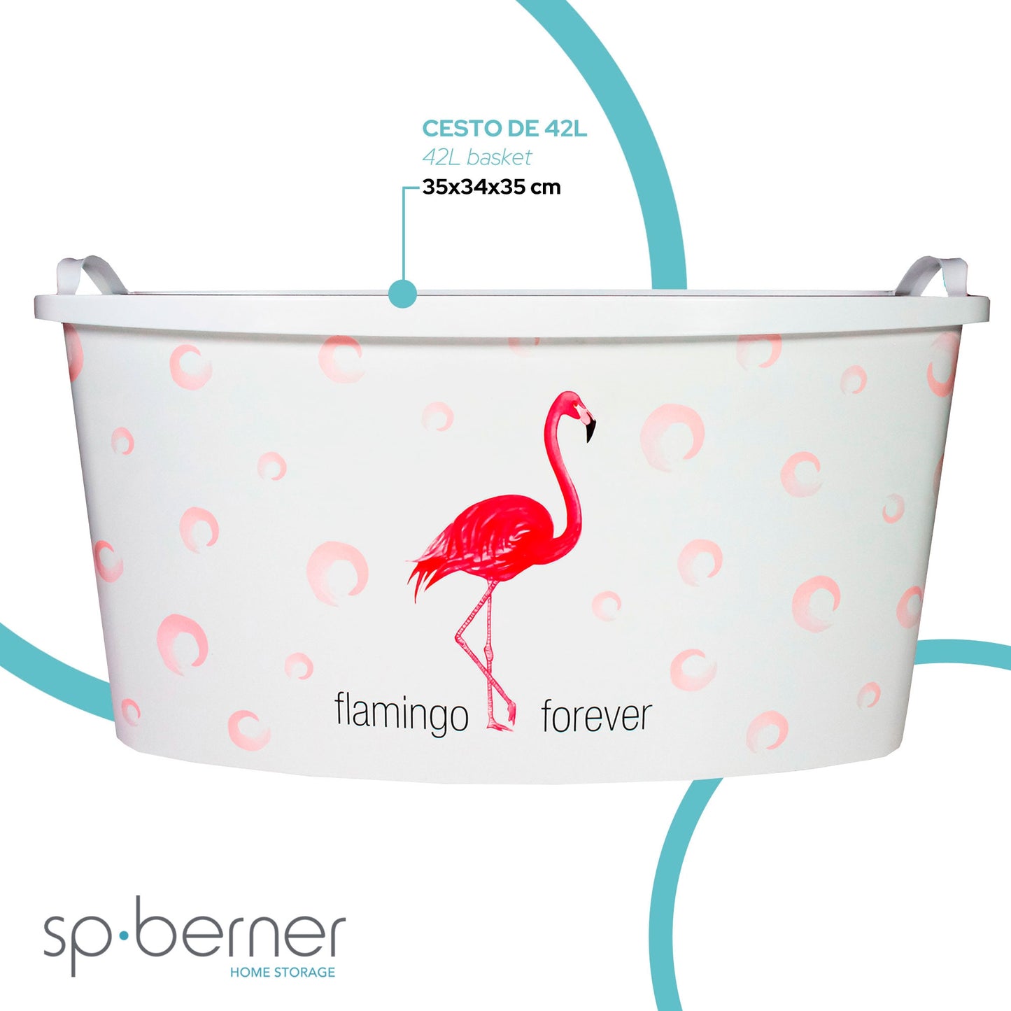 Life Story Cesto De Colada 42l Flamingo Forever_2