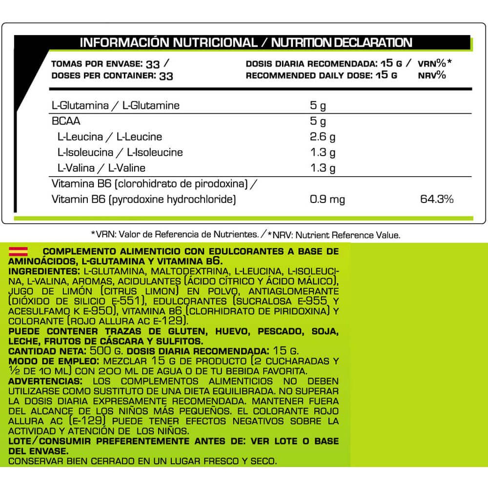 Bcaa + Glutamina - 500g - Limonada Rosa - Bcaa + Glutamina - Iron Addict Labs_5
