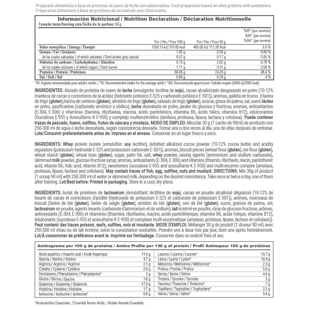 Isolate 90 Cfm - 1,8 Kg - Jurassic Choc - Aumenta La Masa Muscular - Masmusculo_5