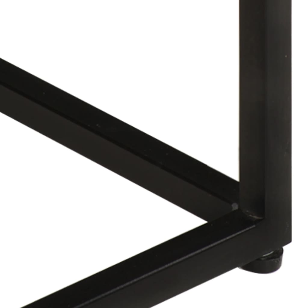 Mesita De Noche De Madera Maciza De Acacia 40x30x50 Cm_4