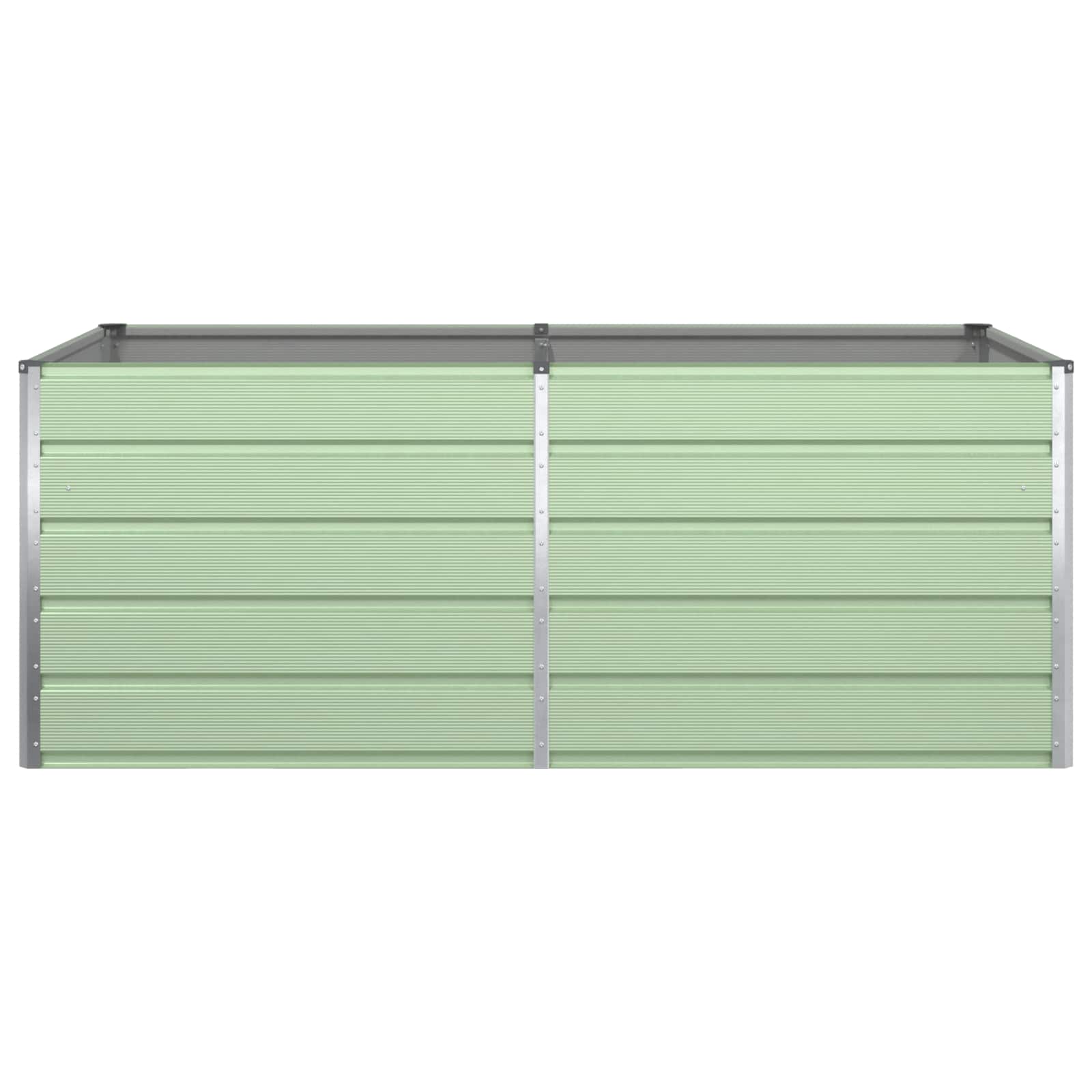 Jardinera Verde Pastel 195 X 100 X 75 Cm Acero Galvanizado_4