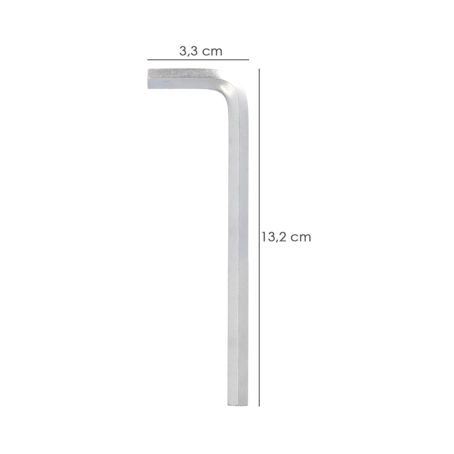 Llave Allen Larga Acero Cromo Vanadio Profesional 6,0 Mm. Llave Hexagonal, Llave Allen Taller Mecanica, Llave Allen Bricolaje_1