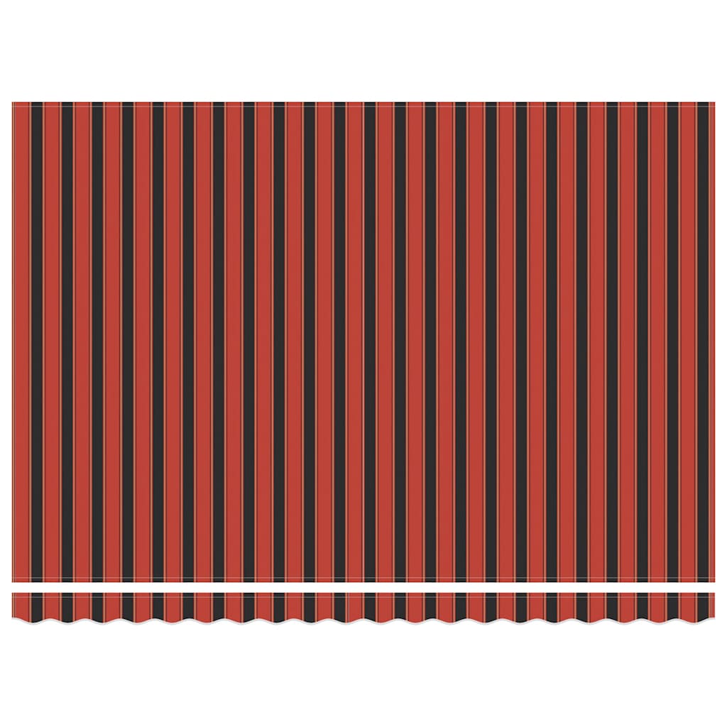 Toldo Retráctil Automático Naranja Y Marrón 4,5x3 M_2
