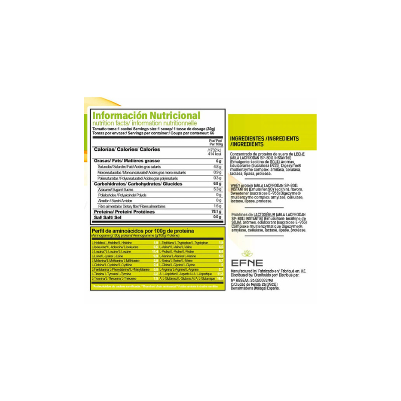 Whey 100% Efne Vainilla Con Canela 1 Kg_1