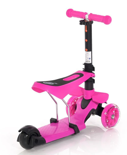 Patinete Infantil Con Asiento Smart Pink_1