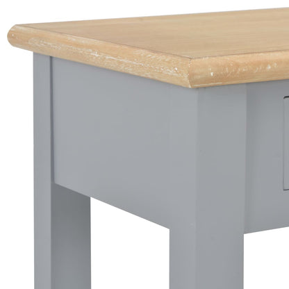 Mesa Consola De Madera Gris 110x35x80 Cm_4