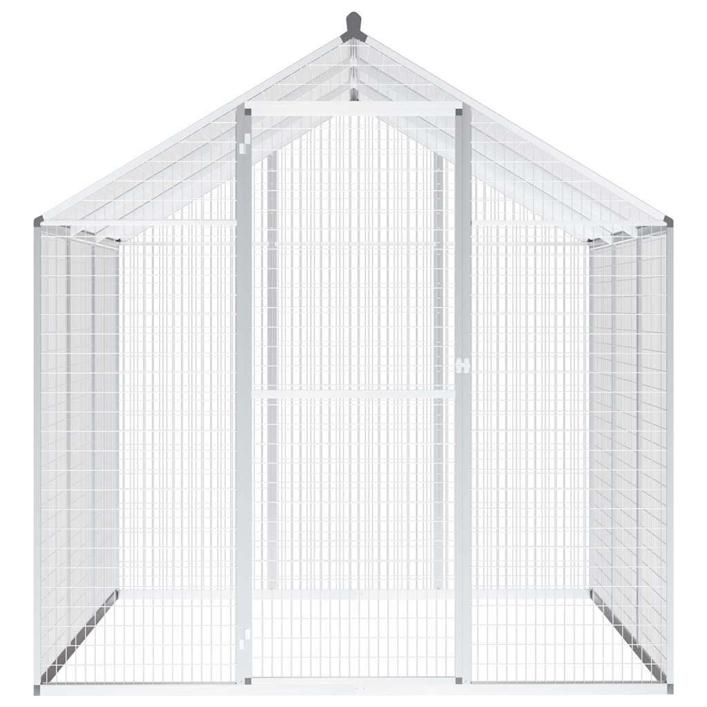 Vidaxl Pajarera De Exterior De Aluminio 183x178x194 Cm_1