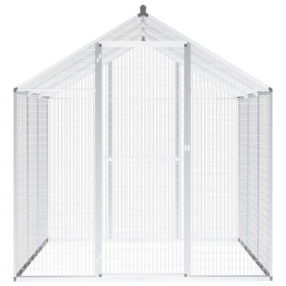 Vidaxl Pajarera De Exterior De Aluminio 183x178x194 Cm_1
