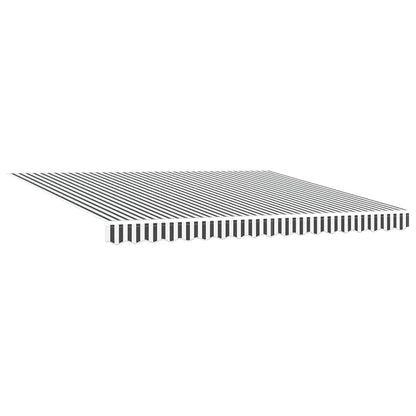Toldo Retráctil Manual Con Luz Led Antracita Y Blanco 400x300cm_4