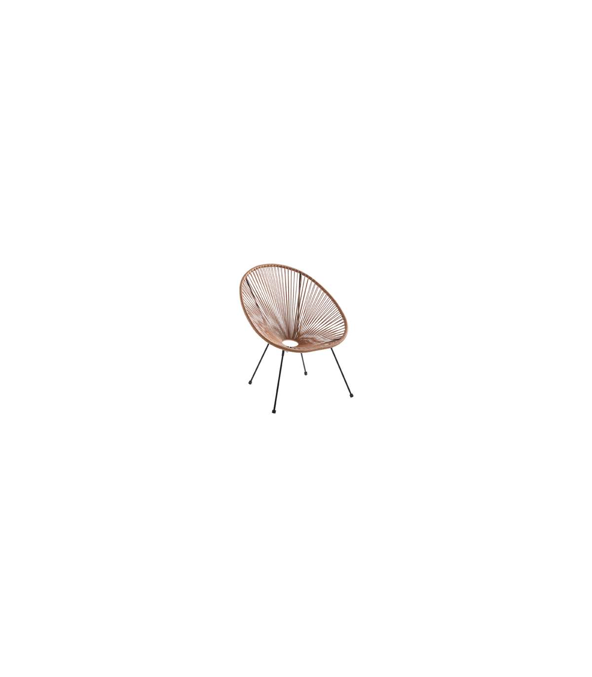 Pack De 2 Sillones Acapulco Acabado Marrón, 85cm(alto) 80cm(ancho) 71cm(fondo)_5
