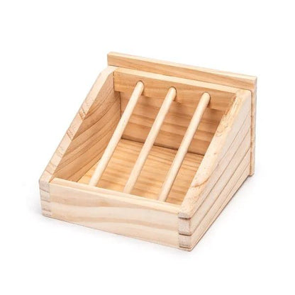 Comedero para heno de madera Nobleza 24x16x19 cm