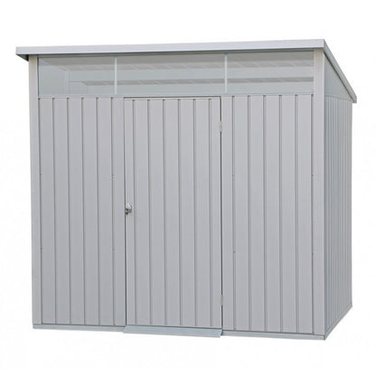 Duramax - Caseta Jardín - Palladium 8x6 - Metal - Color Gris Plata_0