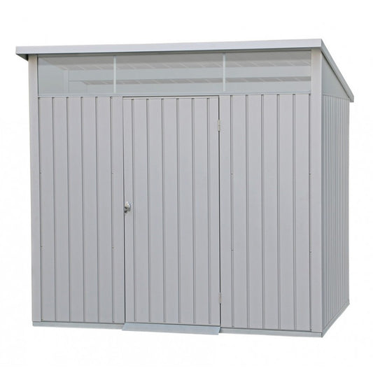 Duramax - Caseta Jardín - Palladium 8x6 - Metal - Color Gris Plata_0