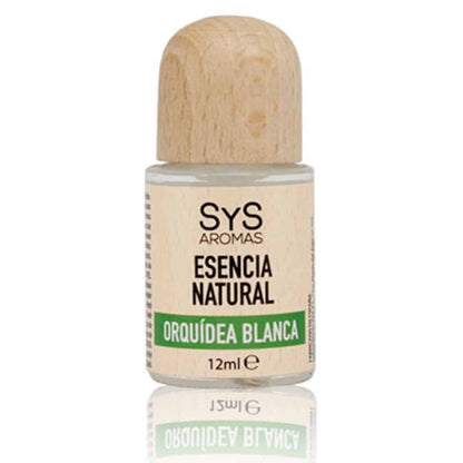 Esencia Natural Orquídea Blanca SYS Aromas 12 ml | Aroma Floral y Suave | Para Quemadores y Humidificadores_0