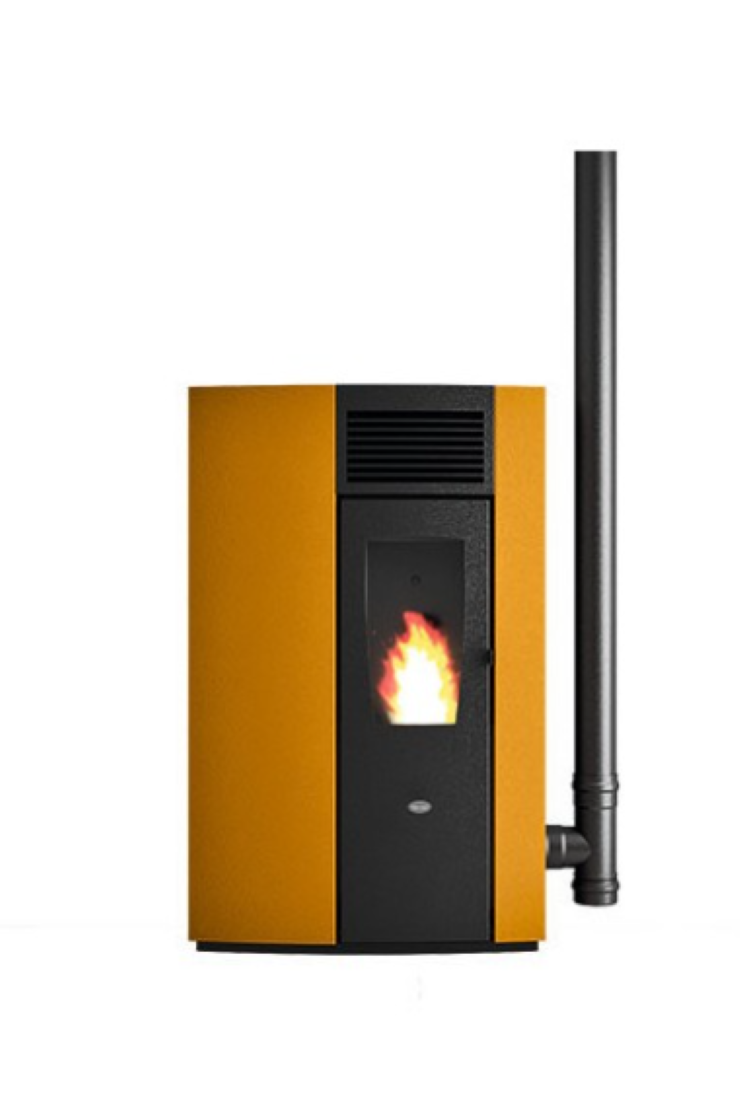 Estufa De Pellet Eva Calòr Slim Perla 901616700 Acabado Ámbar_1