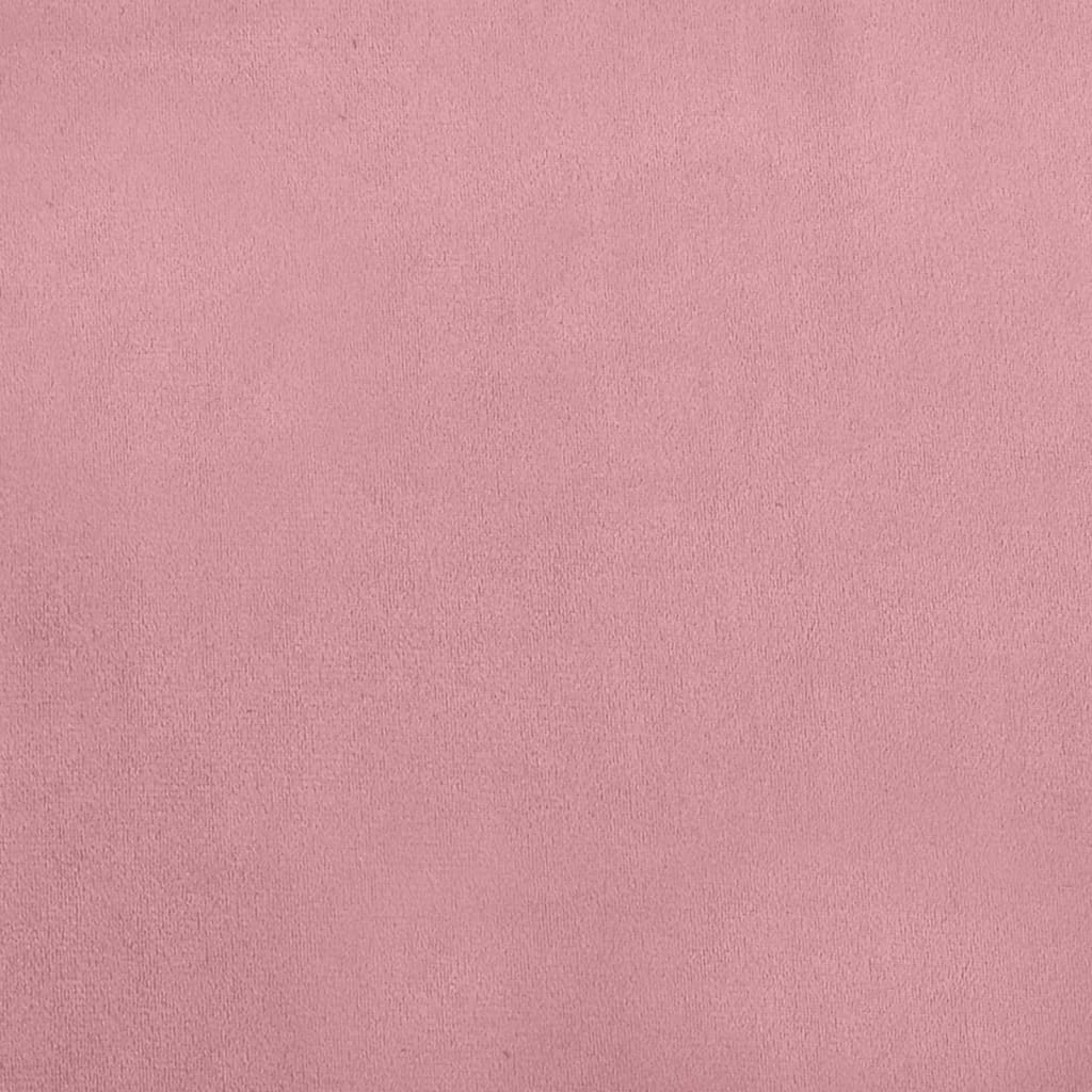 Cama Para Perros De Terciopelo Rosa 70x45x30 Cm / Vetonek_5
