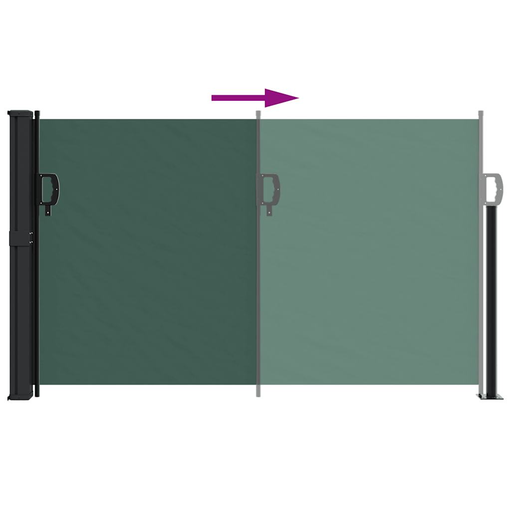 Toldo Lateral Retráctil Verde Oscuro 117x300 Cm_3