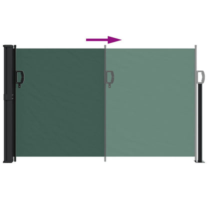 Toldo Lateral Retráctil Verde Oscuro 117x300 Cm_3