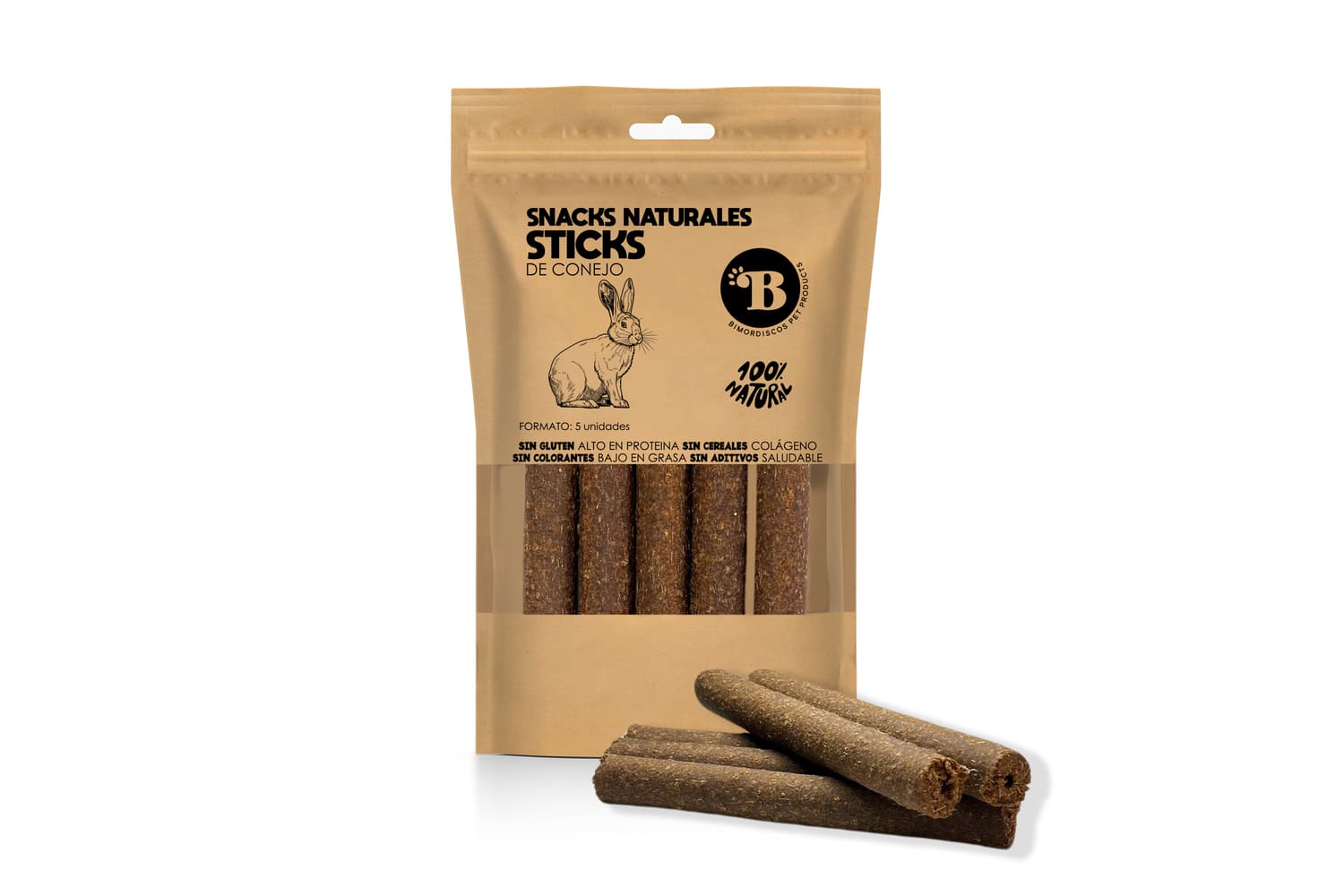 Bimordiscos Barritas Para Perros Y Gatos - Conejo - 5 Uds. 5 Uds._0