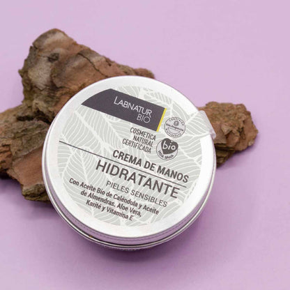 Crema de Manos para Piel Sensible Labnatur Bio 50 ml | Caléndula, Aloe Vera y Karité | Hidrata y Calma | Vegano_2