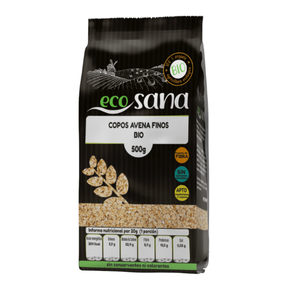 Copos De Avena Fino Integral Bio 500 Gr