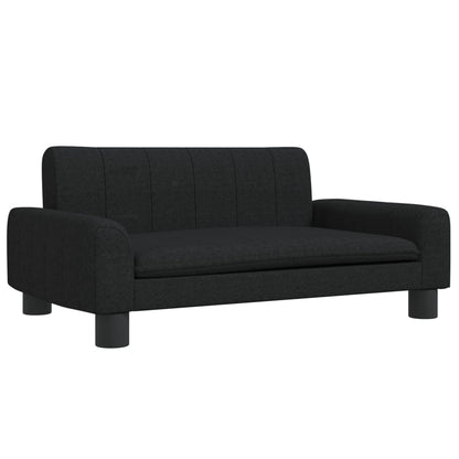 Cama Para Perros De Tela Negra 70x45x30 Cm / Vetonek_3