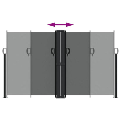 Vidaxl Toldo Lateral Retráctil Gris Antracita 140x600 Cm_4