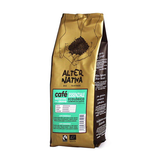 Café Biológico en grano Essenziale Alternativa, 500g