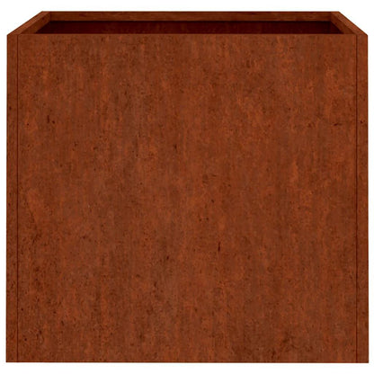 Jardinera De Acero Corten 42x40x39 Cm_5