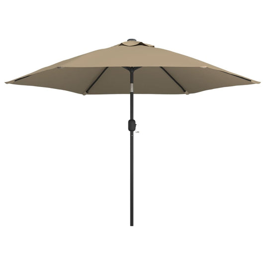 Sombrilla De Jardín Con Palo De Metal Taupe 300 Cm_0