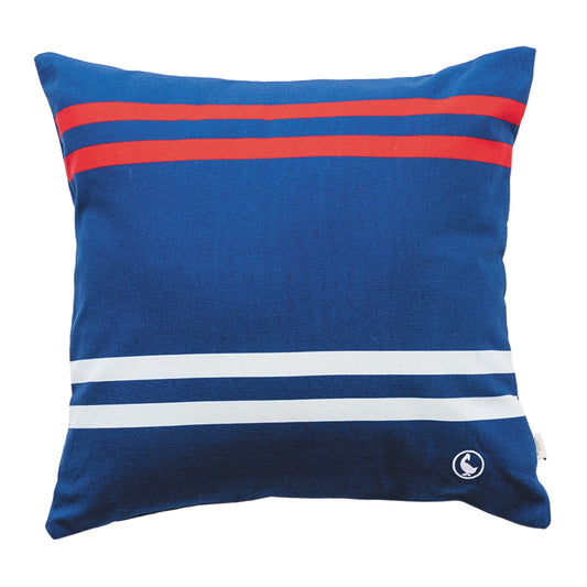 Funda De Cojín 40x40cm 100% Algodón 300gsm Color Azul Marino El Ganso_0