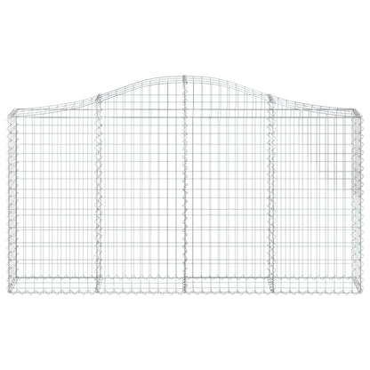 Cestas Gaviones 15 Uds Forma De Arco Hierro 200x30x100/120 Cm_3