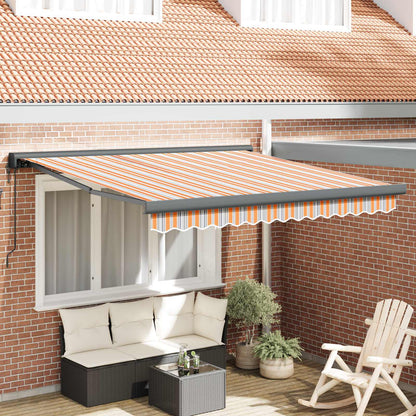 Toldo Retráctil Multicolor 300 X 250 X 165 Cm Tela Y Metal_1