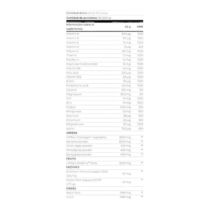 Vita Greens & Fruits 600 Gr_1