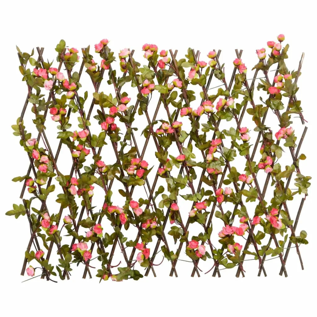 Enrejado Expansible Hiedra Artificial Rosa 5 Uds 180x60 Cm / Vetonek_1