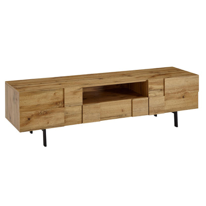 Mueble De Tv Amplio Y Práctico Modelo Wl6.581_0