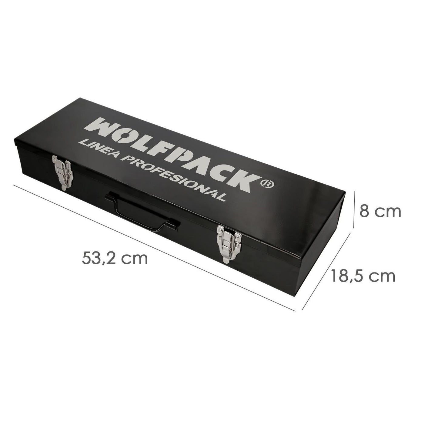 Juego Llaves De Vaso De Acero Cromo Vanadio Con 21 Piezas 3/4 Plus  Con Maletin.