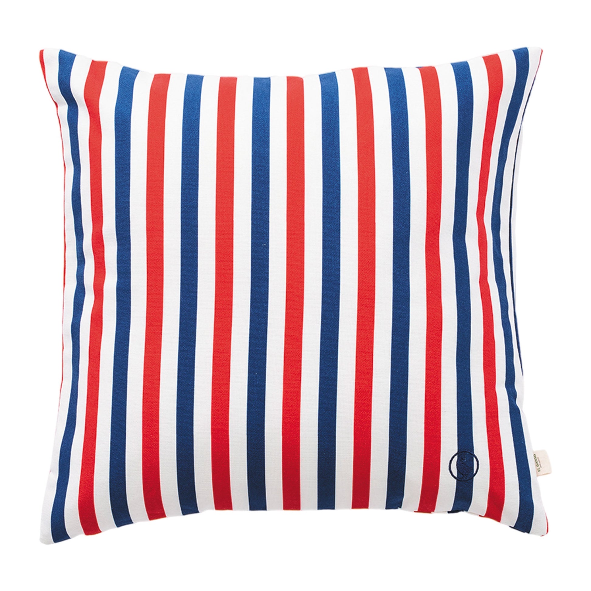 Funda De Cojín 40x40cm 100% Algodón 300gsm Rayas Yale El Ganso_0