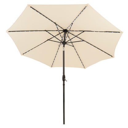 Parasol Led Inclinable De 2,7 M – Crema_0