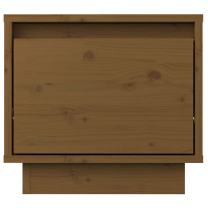 Mesitas De Noche 2 Uds Madera De Pino Marrón Miel 35x34x32 Cm_3